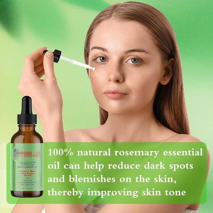 Rosmarin Shampoo Rosmarinöl Haare Rosmarin Shampoo Damen 335Ml Und 59Ml Rosmarin Oil Shampoo Haare Shampoo Damen Locken Veganes Rosmarin Shampoo Für Frauen Männer